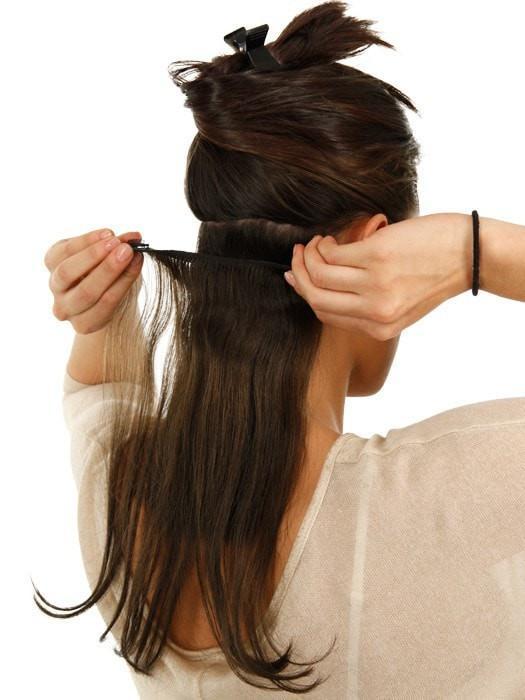 12" easiXtend Professional Human Hair Extensions (8 Piece) | Clip In - Image 2
