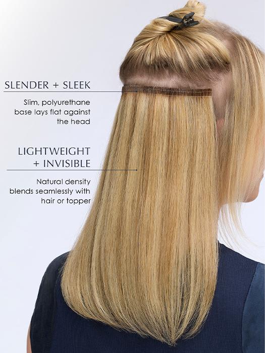easiPieces 12" L x 4" W | Remy Human Hair Piece (1 Piece) - Image 8