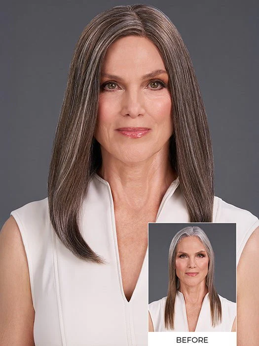 14" Top Form Lace | Remy Human Hair Topper (Full Mono) - Image 5
