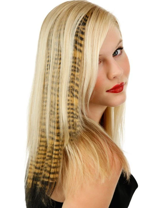 16" Tiger Print Hair Extensions (1pc) | Discontinued - Image 13