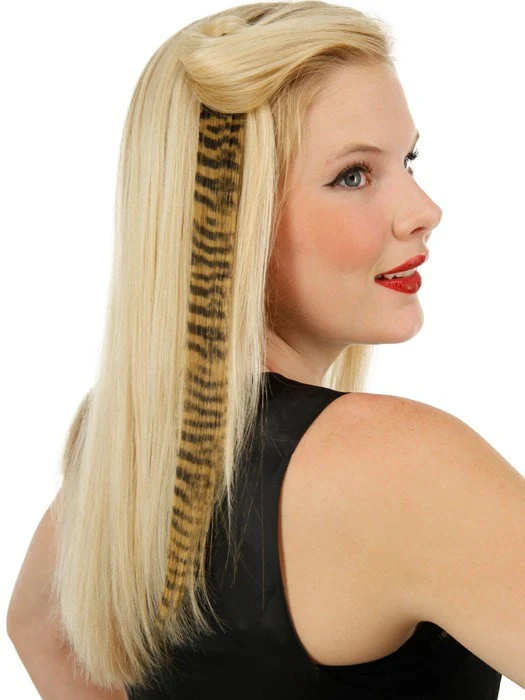 16" Tiger Print Hair Extensions (1pc) | Discontinued - Image 5