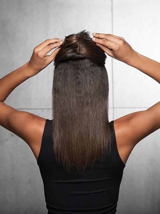 18" Human Hair Highlight Extension (1 Piece) | Clip In - Image 3
