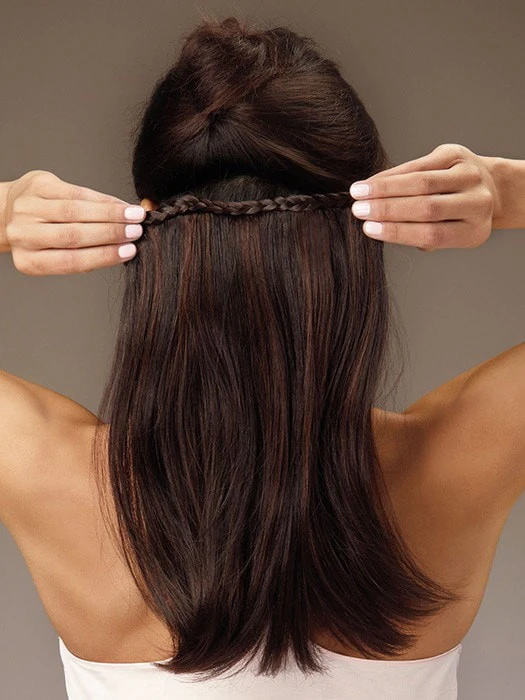 2 in 1 Extension (1 Piece) | Synthetic Hair Extensions | Clip In | DISCONTINUED - Image 3