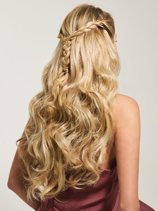 20" Invisible HF Synthetic Hair Extensions (1 Piece) | Halo - Image 10