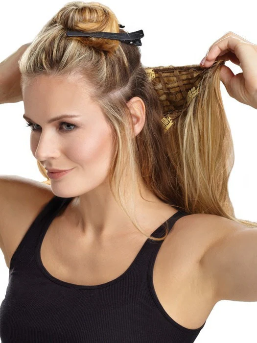 20" Soft Waves HF Synthetic Hair Extension (1 Piece) | Clip In | DISCONTINUED - Image 2