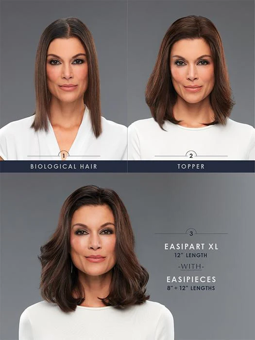 easiPieces 8" L x 4" W | Remy Human Hair Piece (1 Piece) - Image 3