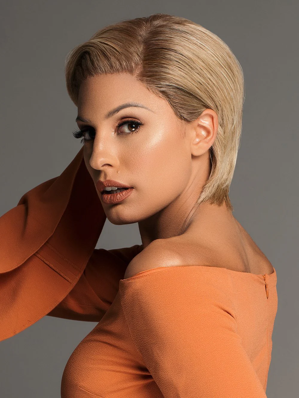 Allure | Human Hair/ Synthetic Blend Lace Front Wig (Mono-Top) - Image 4