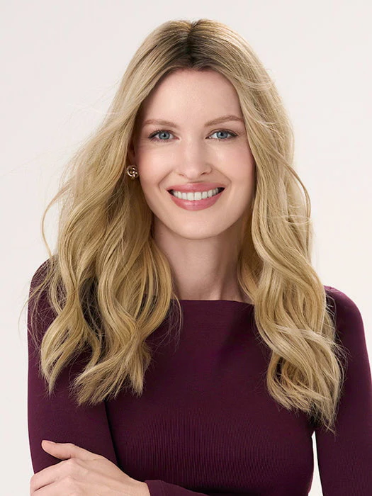Barely There Wavy 16" | Synthetic Hair Hair Topper (Hand Tied)