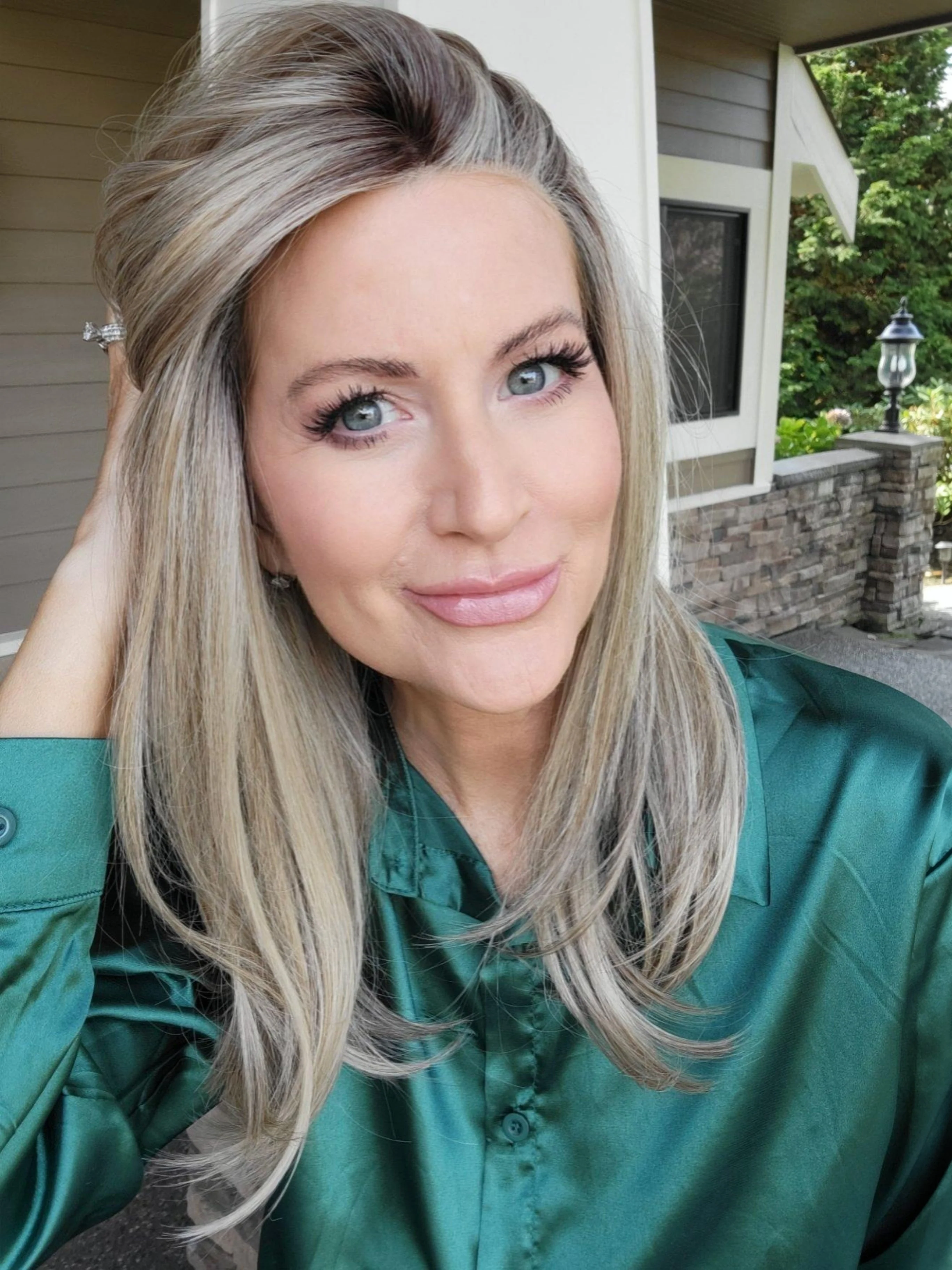 Celine | Synthetic Lace Front Wig (Hand-Tied) | DISCONTINUED - Image 2