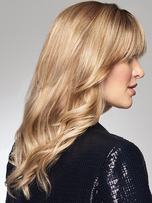 Chameleon | Synthetic Clip In Bangs/ Hair Topper (Mono Base) - Image 3