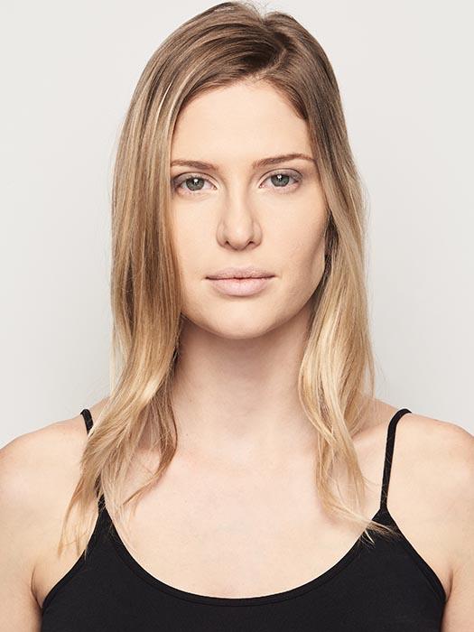 Chameleon | Synthetic Clip In Bangs/ Hair Topper (Mono Base) - Image 6