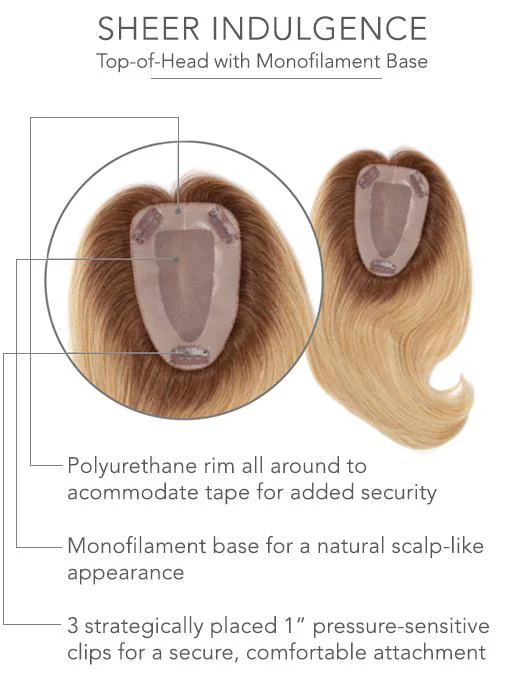 Charmed Life 12” | Human Hair Topper (Mono Top) - Image 9