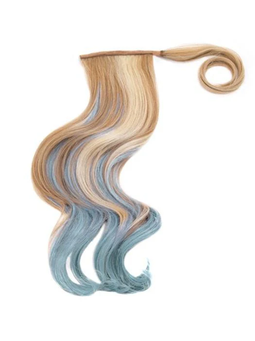 23" Color Splash Pony | HF Synthetic Ponytail (Wrap-Around) - Image 11