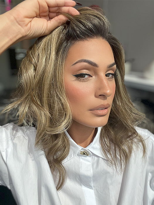 Corey | Human Hair / Synthetic Blend Lace Front Wig (Hand Tied) - Image 6