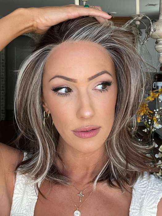 Dazzling Wavez | Synthetic Lace Front Wig (Mono Part) - Image 8