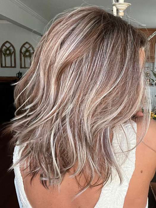Dazzling Wavez | Synthetic Lace Front Wig (Mono Part) - Image 9