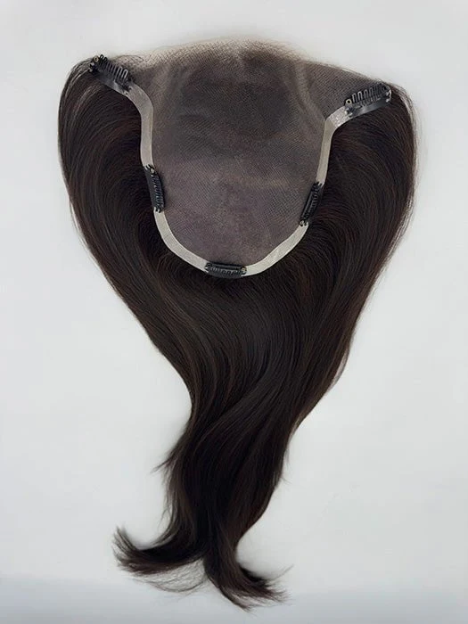 Deluxe Hairline TP | Synthetic Hair Lace Front Hair Topper (Mono Top) - Image 4