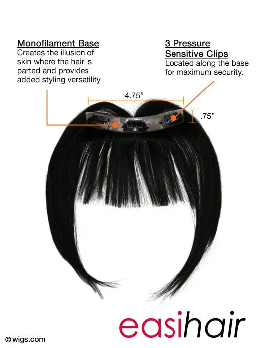 easiBangs Human Hair Clip In Bangs (1pc) | DISCONTINUED - Image 6