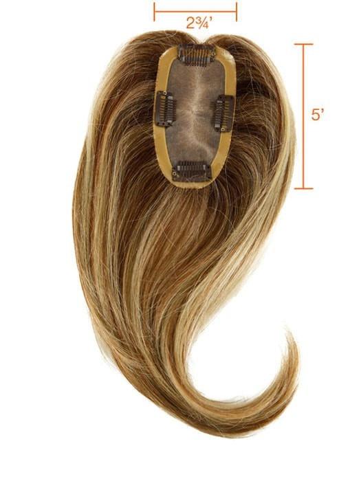 easiPart HH 12" | Remy Human Hair Topper (Mono Top) - Image 5