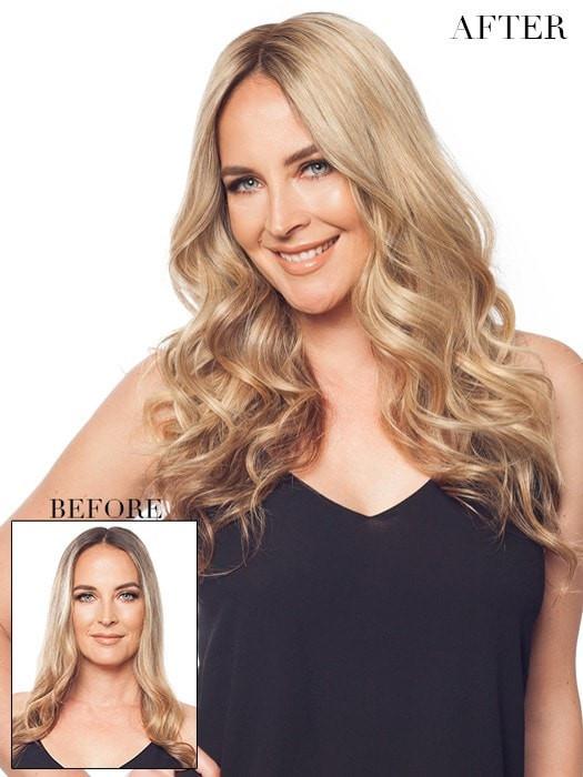easiPart HH XL 18" | Remy Human Hair Topper (Mono Top) - Image 5