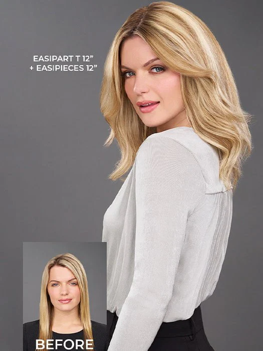 easiPart T 12" | Remy Human Hair Topper (Mono Top) - Image 2