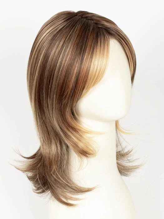 Feathered Bob | HF Synthetic Lace Front Wig (Mono Top) - Image 36