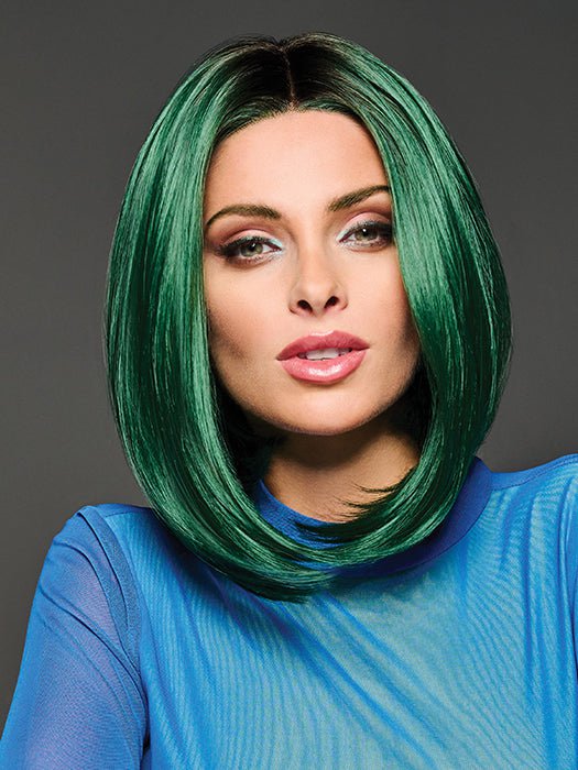 Green IRL | Synthetic Lace Front Wig (Mono Part) - Image 3