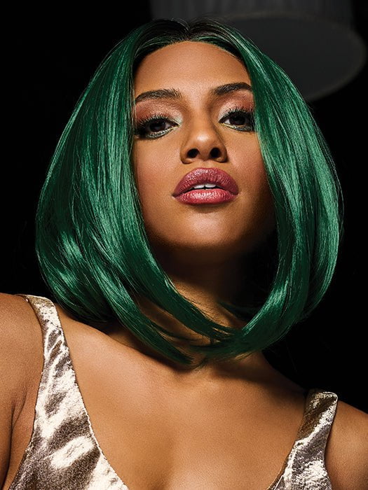 Green IRL | Synthetic Lace Front Wig (Mono Part) - Image 5