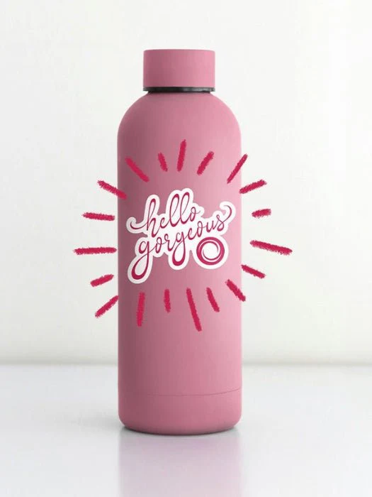 Hello Gorgeous Vinyl Sticker - Image 2