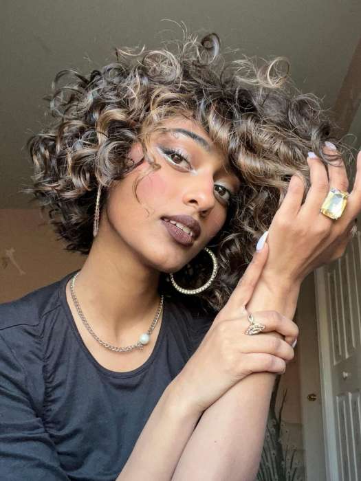 Jordan | Human Hair / Synthetic Blend Lace Front Wig (Mono Part) - Image 2
