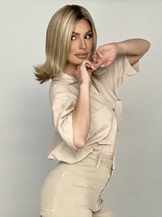 Lisa | Human Hair/Synthetic Hair Blend Lace Front Wig (Mono Top) - Image 7