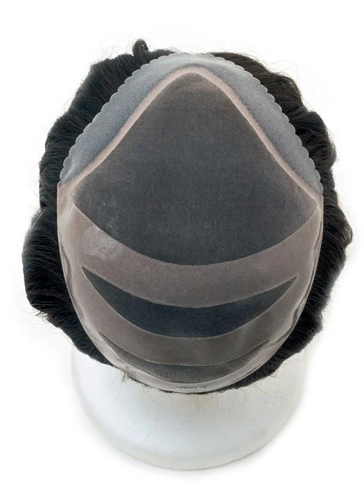 Men's System 7 x 10 | Human Hair Topper (Hand-Tied) | UNAVAILABLE - Image 2