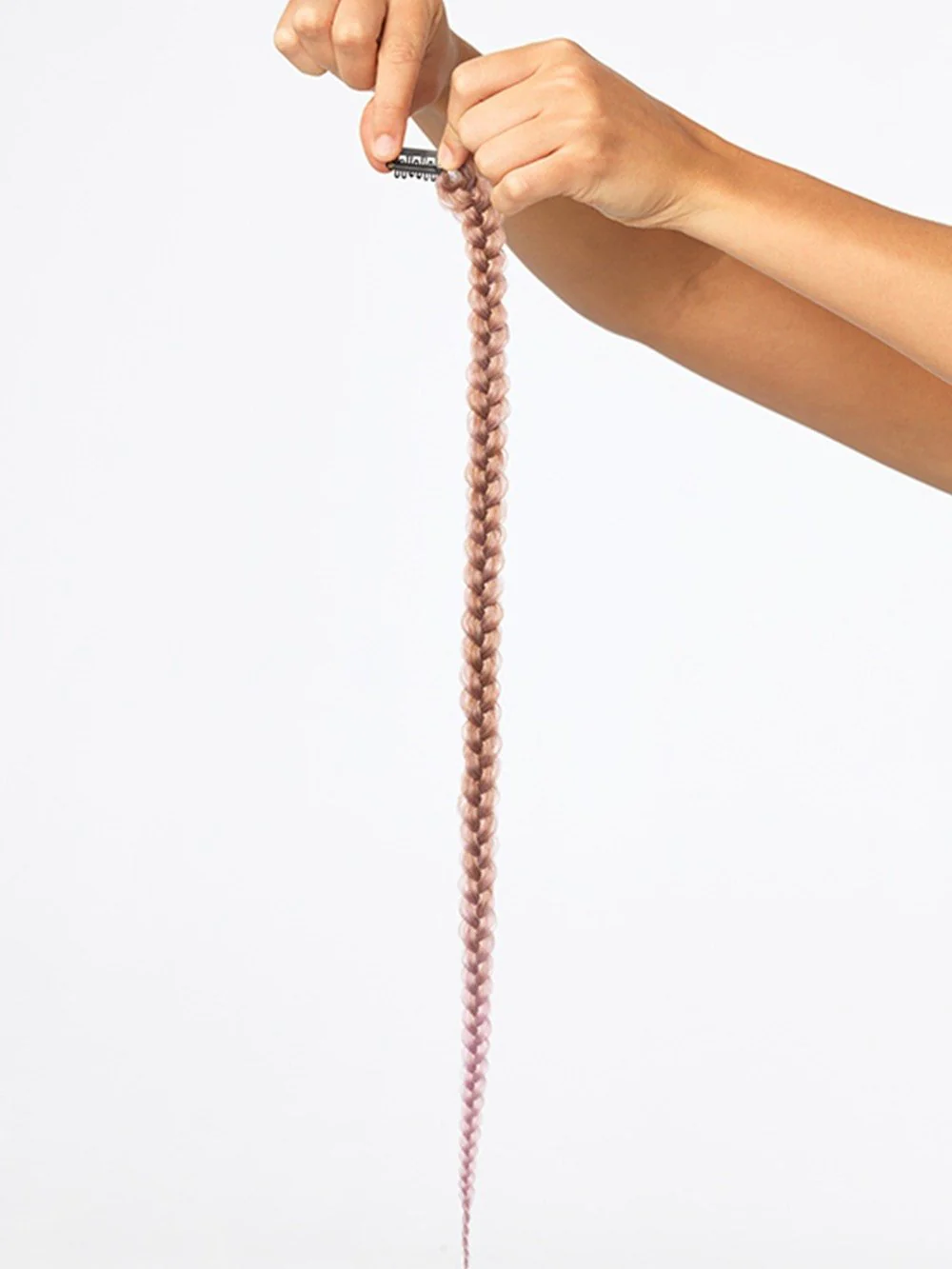 Metallic Braid Synthetic Hair Extension (1 Piece) | Clip In Color | DISCONTINUED - Image 3