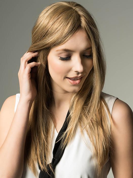 MONO WIGLET 12-HH | Human Hair Top Piece (Mono Top) - Image 4