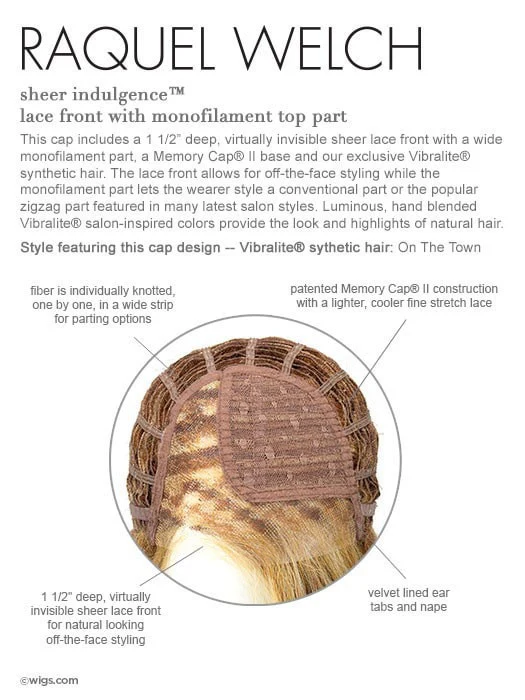 On The Town | Synthetic Lace Front Wig (Mono Part) | DISCONTINUED - Image 8