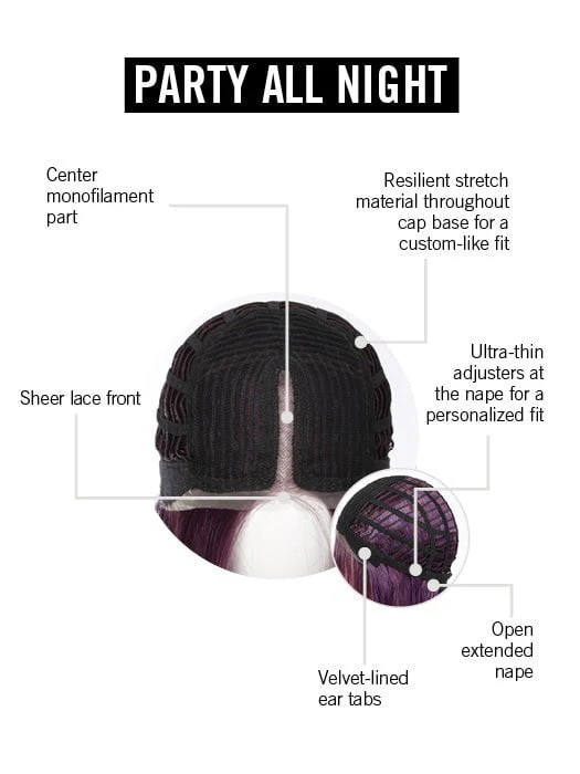 Party All Night | Synthetic Lace Front Wig (Mono Part) - Image 8