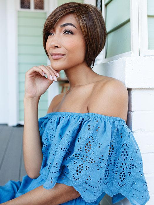 Promise | Human Hair/Synthetic Blend Lace Front Wig (Hand-Tied) | DISCONTINUED - Image 3
