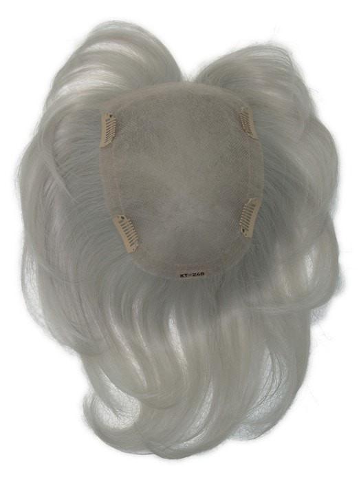Real | Human Hair/ Synthetic Blend Topper (Hand-Tied) | DISCONTINUED - Image 2