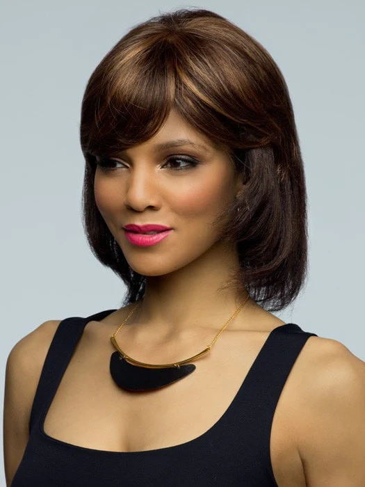 Short Top Piece | Synthetic Hair Topper (Full Mono) | DISCONTINUED - Image 4