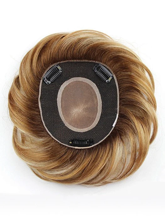 Short Top Piece | Synthetic Hair Topper (Full Mono) | DISCONTINUED - Image 7