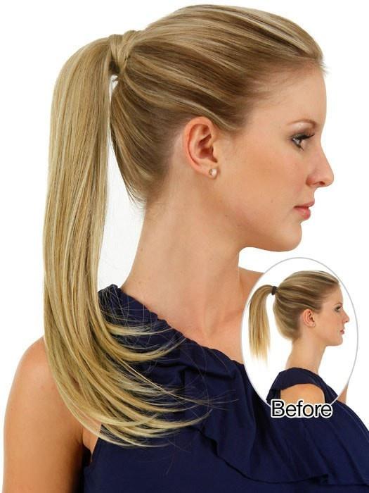 18" Simply Straight Pony | Synthetic Ponytail (Wrap-Around) - Image 5