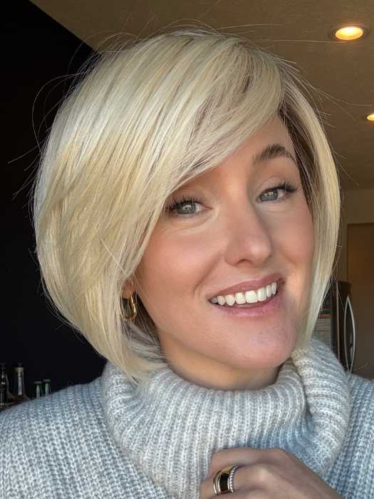 Smooth Cut Bob | Synthetic Lace Front Wig (Mono Top) - Image 6