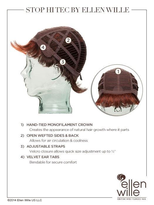 Stop Hi Tec | Short Synthetic Wig (Mono Crown) - Image 17