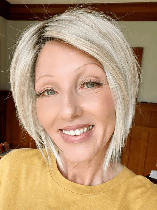 Straight Up With a Twist | HF Synthetic Lace Front Wig (Mono Top) - Image 11