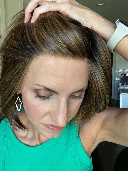 Straight Up With a Twist | HF Synthetic Lace Front Wig (Mono Top) - Image 3