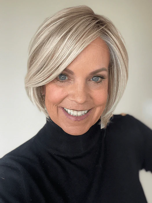 Straight Up With a Twist | HF Synthetic Lace Front Wig (Mono Top) - Image 4