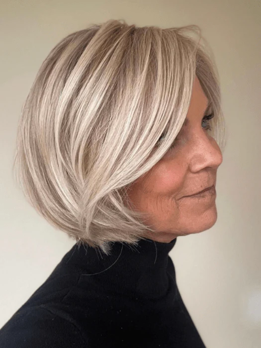Straight Up With a Twist | HF Synthetic Lace Front Wig (Mono Top) - Image 5