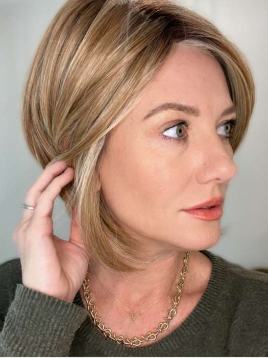Straight Up With a Twist | HF Synthetic Lace Front Wig (Mono Top) - Image 9