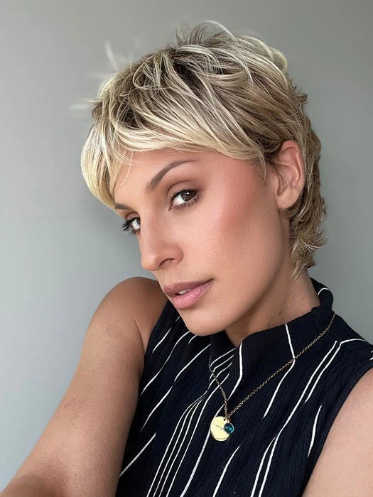 Swept Back Short Cut | Synthetic Wig (Basic) - Image 2