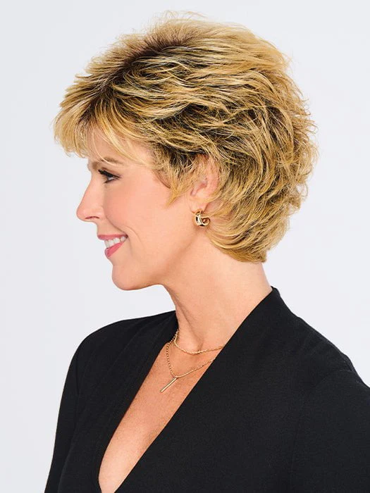 Swept Back Short Cut | Synthetic Wig (Basic) - Image 9